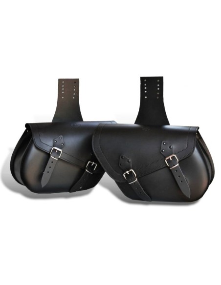 ALFORJAS PIEL ALHAMA BÁSICA PARA ROYAL ENFIELD METEOR 350
