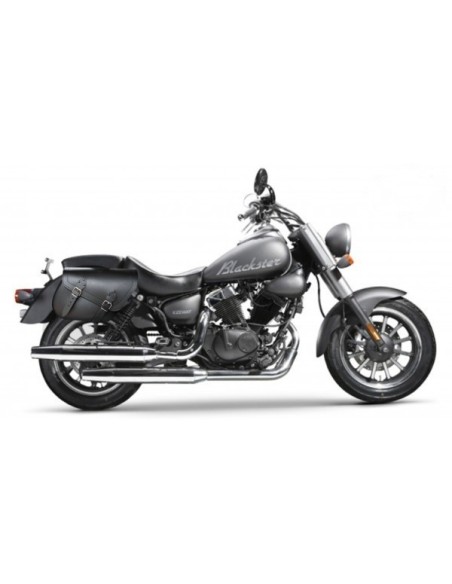 ALFORJAS PIEL ALHAMA BÁSICA PARA ROYAL ENFIELD METEOR 350