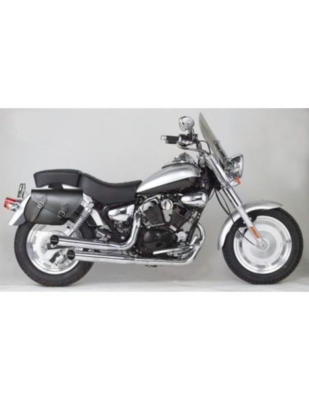 ALFORJAS PIEL ALHAMA BÁSICA PARA ROYAL ENFIELD METEOR 350