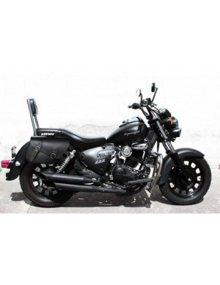 ALFORJAS PIEL ALHAMA BÁSICA PARA ROYAL ENFIELD METEOR 350