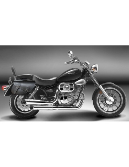 ALFORJAS PIEL ALHAMA BÁSICA PARA ROYAL ENFIELD METEOR 350