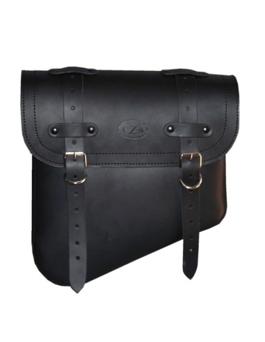 ALFORJA PIEL HERCULES BÁSICA HD SOFTAIL STREET BOB 114