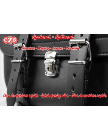 ALFORJA CENTURION DERECHA N-B HD SOFTAIL STREET BOB 114