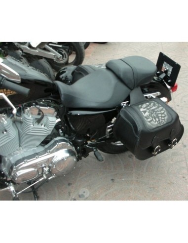 ALFORJAS TEMPLARIO RIGIDAS CELTIC BASICAS JEFE INDIO FONDO GRIS