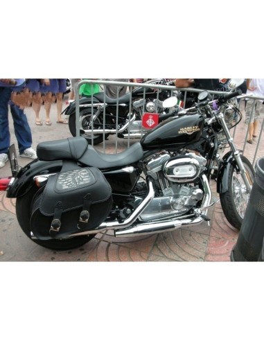 ALFORJAS TEMPLARIO RIGIDAS CELTIC BASICAS JEFE INDIO FONDO GRIS