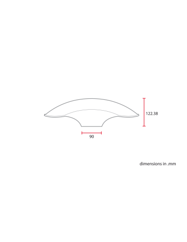 GUARDABARROS DELANTEROS UNIVERSALES NARANJA-AZUL 125X416