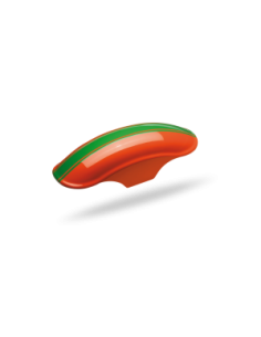 GUARDABARROS DELANTEROS UNIVERSALES NARANJA-VERDE 150 X 416 2