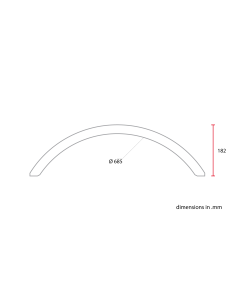 GUARDABARROS TRASEROS UNIVERSALES NEGRO 150 X 620 2