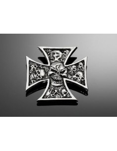 EMBLEMA CRUZ DE MALTA MOD. GRAVE 40X40 MM.