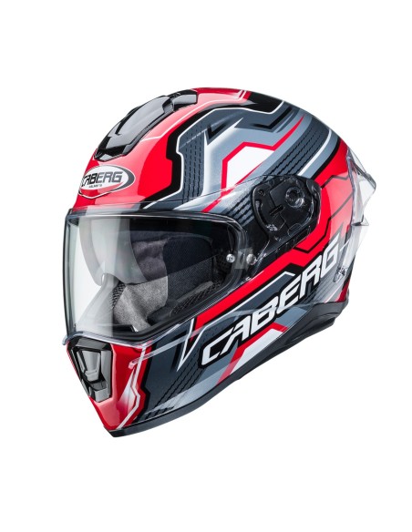 CASCO INTEGRAL CABERG DRIFT EVO LB29 NEGRO-ANTRACITA-ROJO