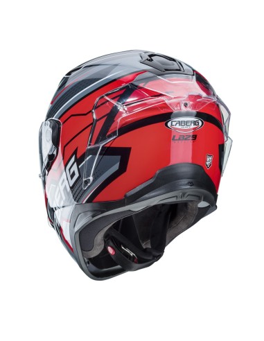 CASCO INTEGRAL CABERG DRIFT EVO LB29 NEGRO-ANTRACITA-ROJO