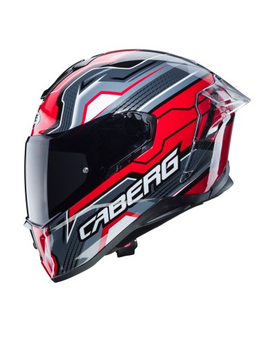 CASCO INTEGRAL CABERG DRIFT EVO LB29 NEGRO-ANTRACITA-ROJO