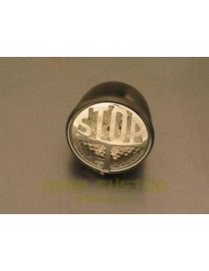 PILOTO TRASERO LED NEGRO/CROMADO CON LUZ DE MATRICULA HOMOLOGADO 2