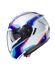 CASCO MODULAR CABERG LEVO SONAR BLANCO-AZUL-CELESTE-ROJO 2