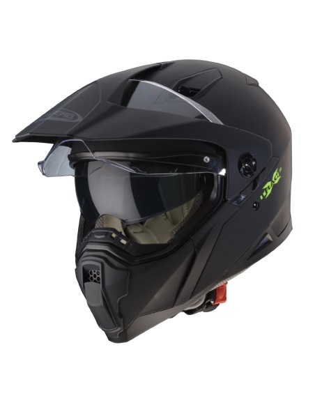CASCO INTEGRAL CABERG XTRACE NEGRO MATE