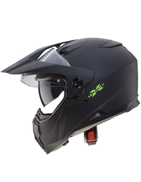CASCO INTEGRAL CABERG XTRACE NEGRO MATE