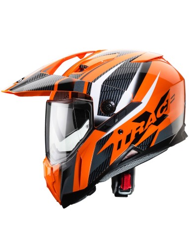 CASCO INTEGRAL CABERG XTRACE SAVANA NARANJA-NEGRO-ANTRACITA