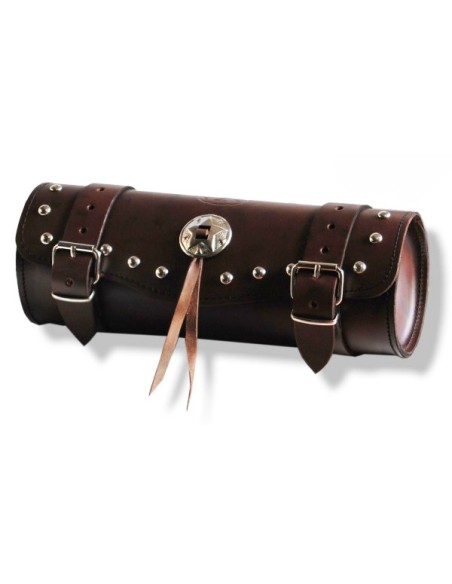 RULO MEDIANO CLASICO MARRON 1 CONCHO 29X11CM