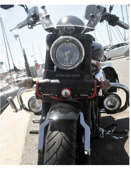 RULO MEDIANO CLASICO PERFÍL ROJO 1 CONCHO 29X11CM