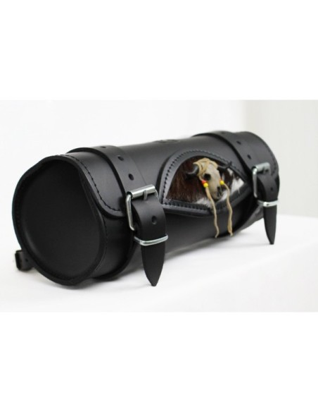 RULO MEDIANO CRANEO TORO PELO CABRA-NEGRO 29X11CM RULO MEDIANO CRANEO TORO PELO CABRA-NEGRO 29X11CM