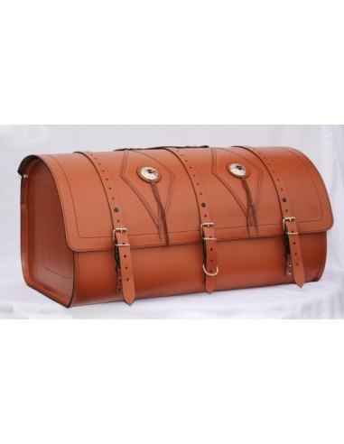 BAUL TRASERO BIG-FOOT BÁSICO ROMBOS MARRÓN CUERO UNIVERSAL