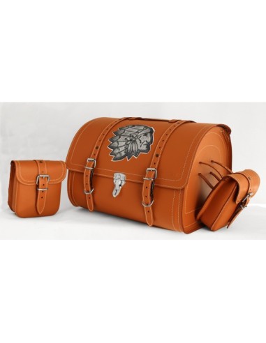 BAUL TRASERO CUSTOM DOSKITAS BÁSICO BIG BOSS CAMEL UNIVERSAL