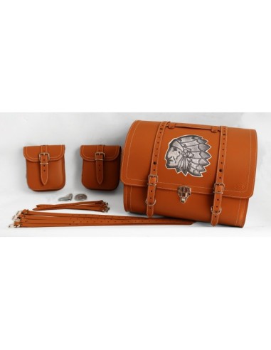 BAUL TRASERO CUSTOM DOSKITAS BÁSICO BIG BOSS CAMEL UNIVERSAL