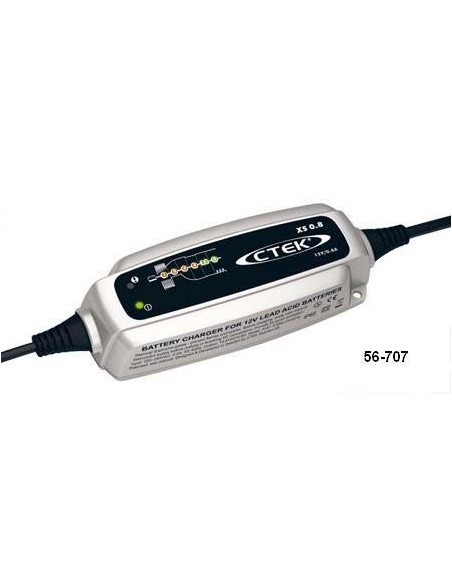 CARGADOR BATERIA COMPACTO CTEK XS 0.8 PARA MOTO