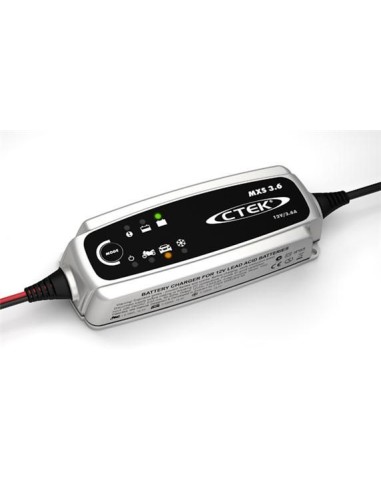 CARGADOR BATERIA COMPACTO CTEK MXS 3.6 PARA MOTO