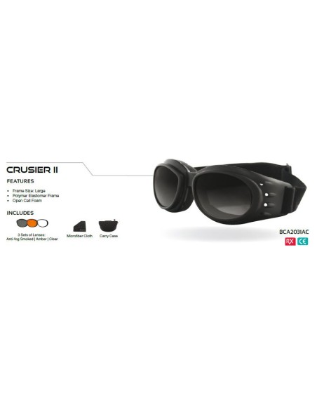 GAFAS CRUISER II BOBSTER CON LENTES INTERCAMBIABLES